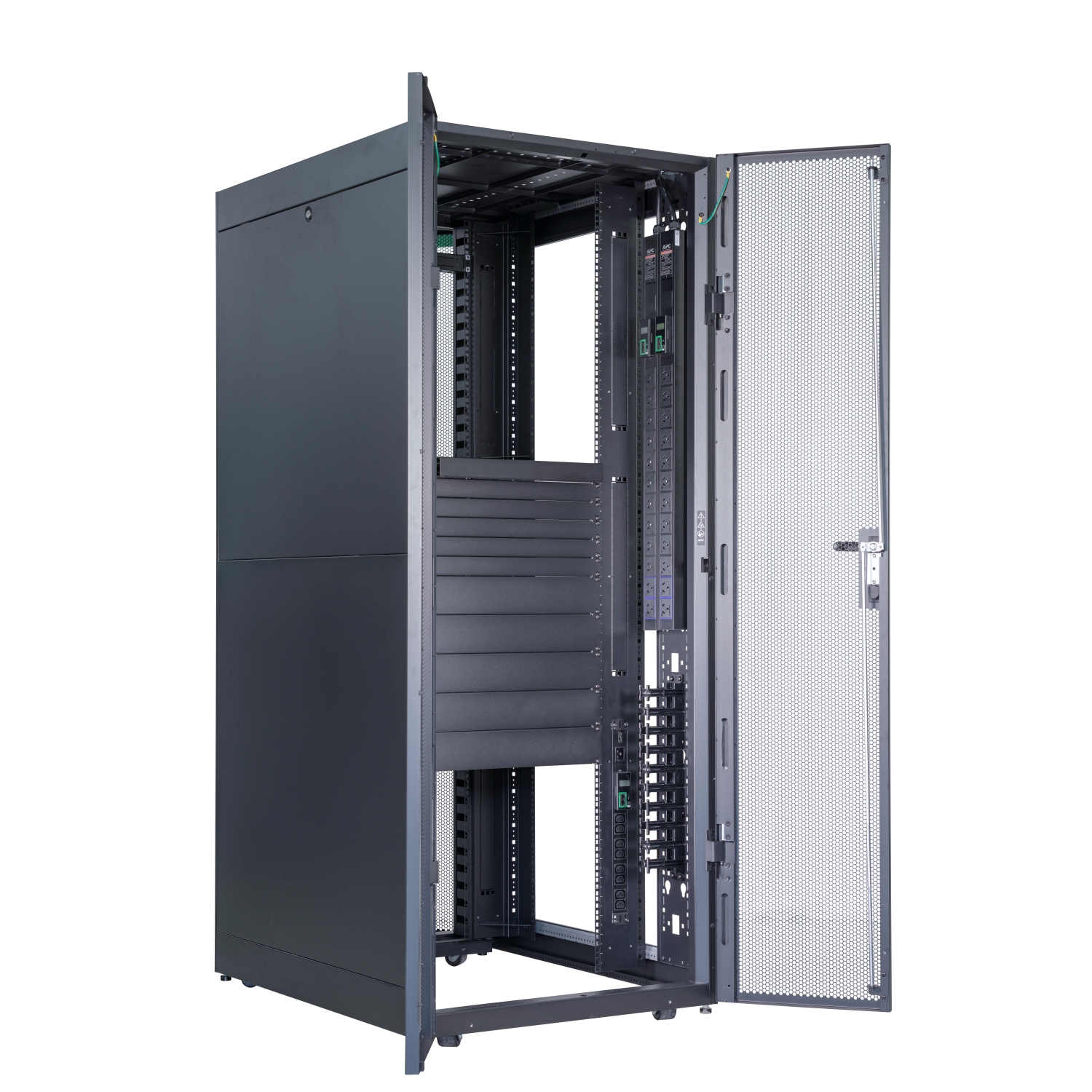 APC Easy Rack 19", 42U, 800x1200mm, c/ Ruedas y Patas APC Easy Rack 19", 42U, 800x1200mm, c/ Ruedas y Patas