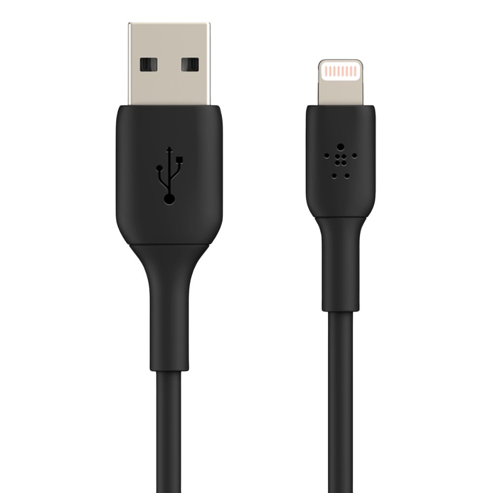 Cable Belkin Lightning to USB-A BOOST CHARGE (1mt, negro) Cable Belkin Lightning to USB-A BOOST CHARGE (1mt, negro)