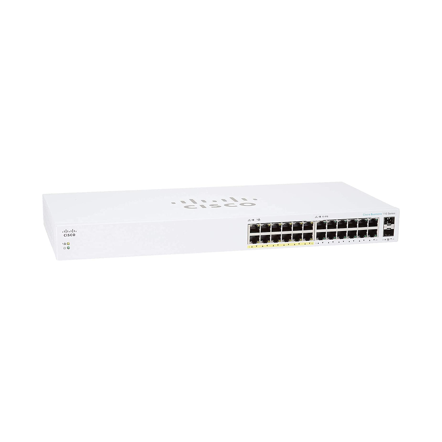Cisco CBS110 Unmanaged 24-port GE, Partial PoE, 2x1G SFP Shared Cisco CBS110 Unmanaged 24-port GE, Partial PoE, 2x1G SFP Shared
