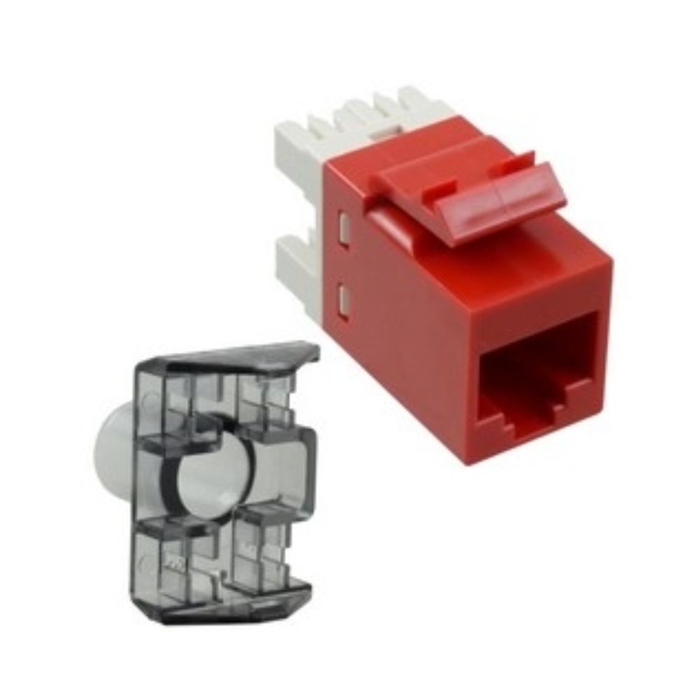 CommScope JACK,SL110,RJ45,CAT6,RED CommScope JACK,SL110,RJ45,CAT6,RED