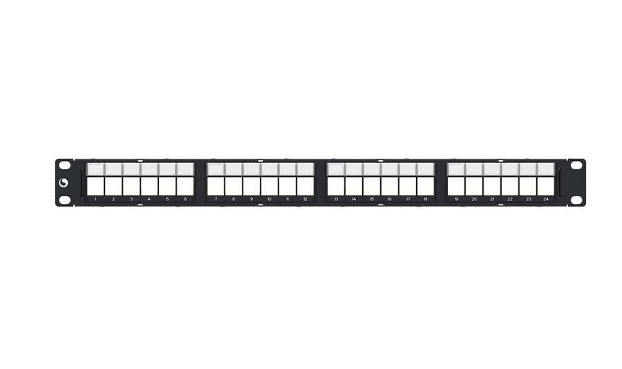 Parchera Vacia 24 Puertos Serie SL Blindados - Commscope Netconnect (AMP) Parchera Vacia 24 Puertos Serie SL Blindados - Commscope Netconnect (AMP)