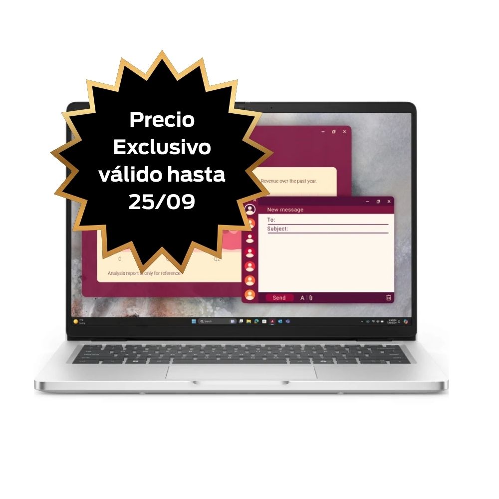 NOT Dell PRO 14 Silver PC14250- Ultra 5 - 16GB - 512 SSD - W11PRO - 3YBO NOT Dell PRO 14 Silver PC14250- Ultra 5 - 16GB - 512 SSD - W11PRO - 3YBO