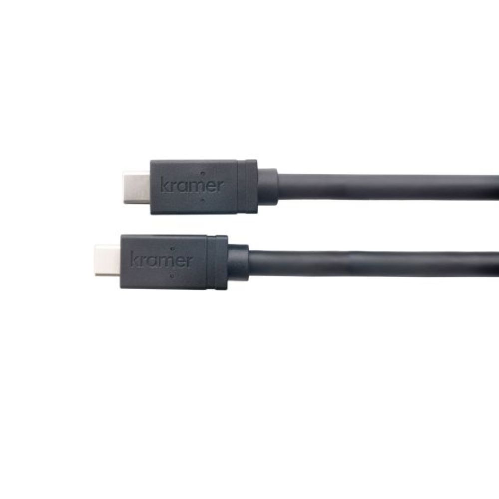Kramer USB 3-2 GEN–2 Full Featured USB–C (M) to USB–C (M) Active Cable Kramer USB 3-2 GEN–2 Full Featured USB–C (M) to USB–C (M) Active Cable