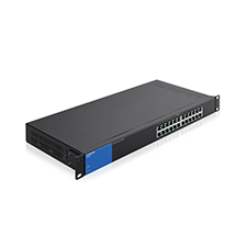 Linksys Switch de 24 puertos GIGABIT con 12 puertos PoE+, L2, No Administrable. Linksys Switch de 24 puertos GIGABIT con 12 puertos PoE+, L2, No Administrable.