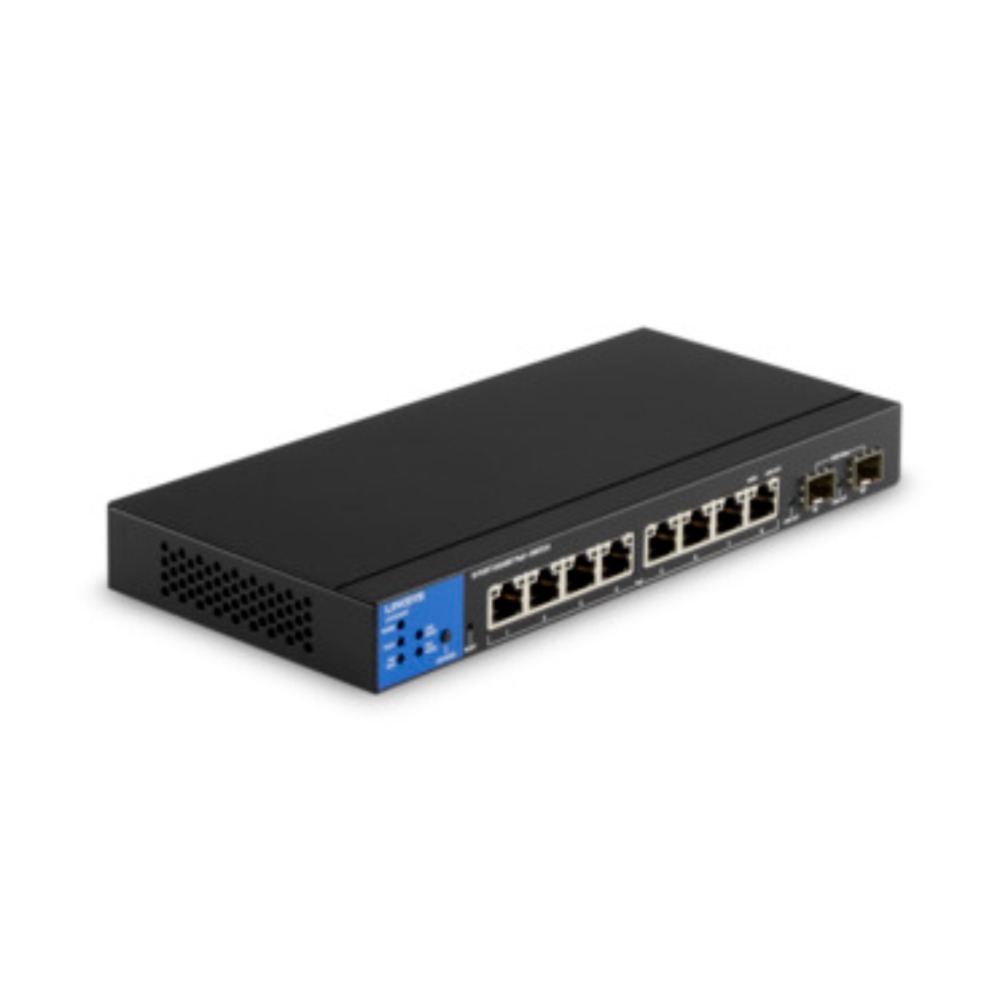 Linksys 8-Port Managed PoE+ Switch W/ 2 1G SFP & 110W Linksys 8-Port Managed PoE+ Switch W/ 2 1G SFP & 110W