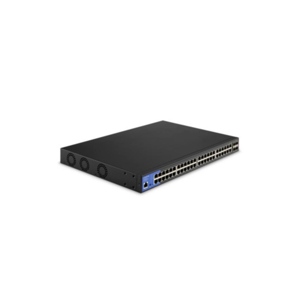Linksys 48-PORT Managed POE+ GE Switch 4 10G SFP+ 740W TAA Linksys 48-PORT Managed POE+ GE Switch 4 10G SFP+ 740W TAA