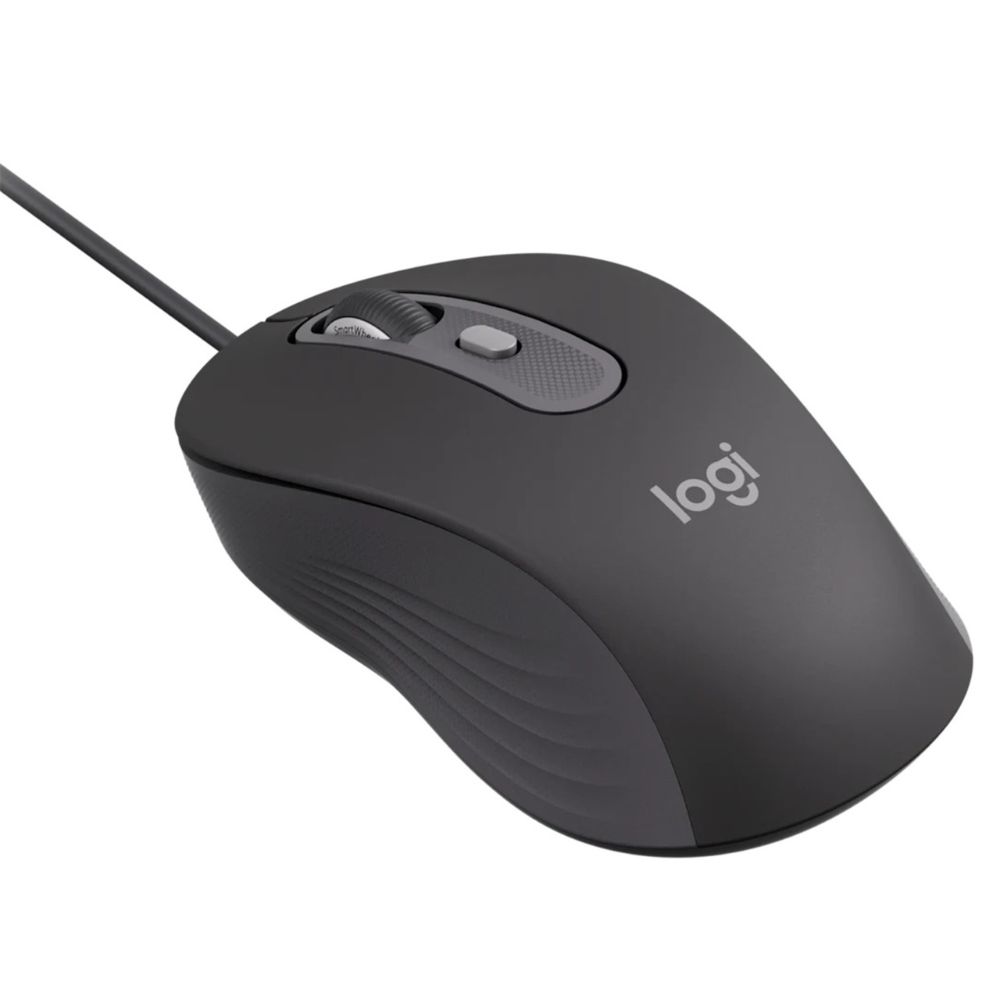 Logitech Mouse Logitec M520 USB-C uso ambidiestro, Tecnología SmartWheel