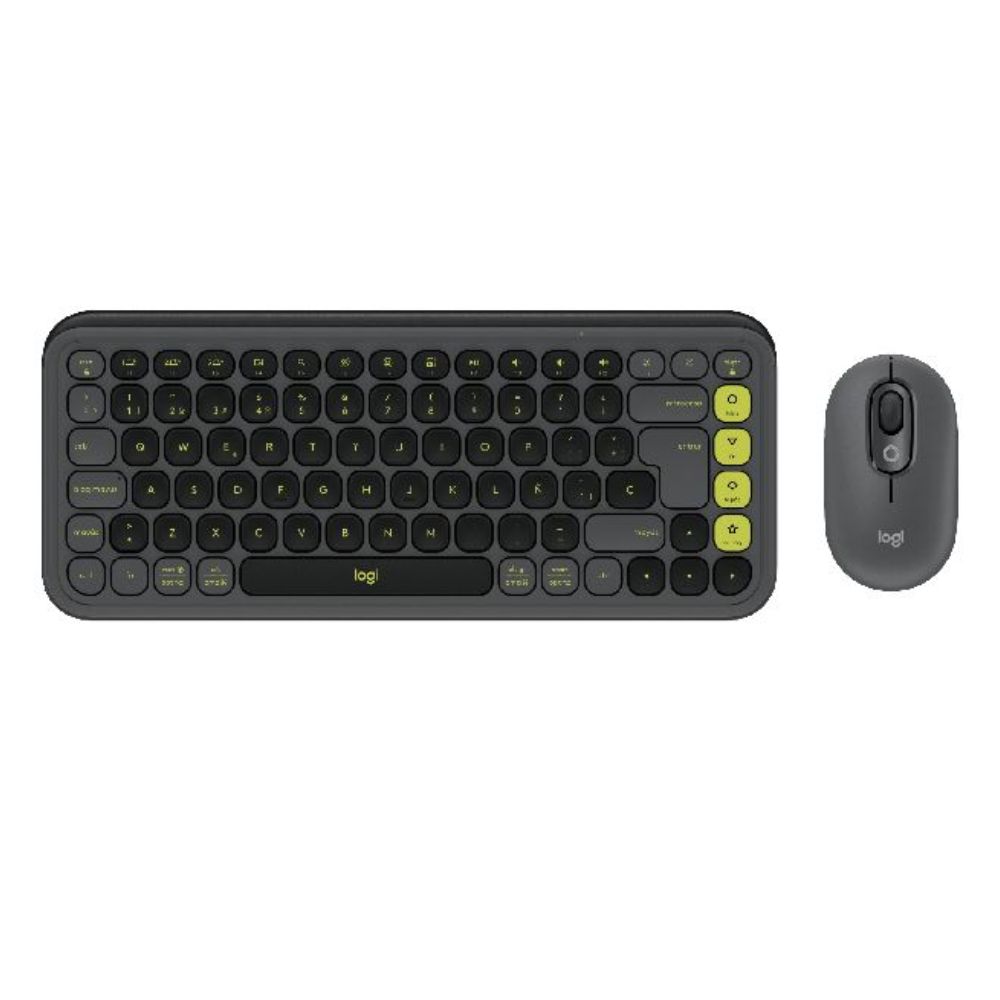 Combo Logitech Teclado Y Mouse Pop Negro Combo Logitech Teclado Y Mouse Pop Negro