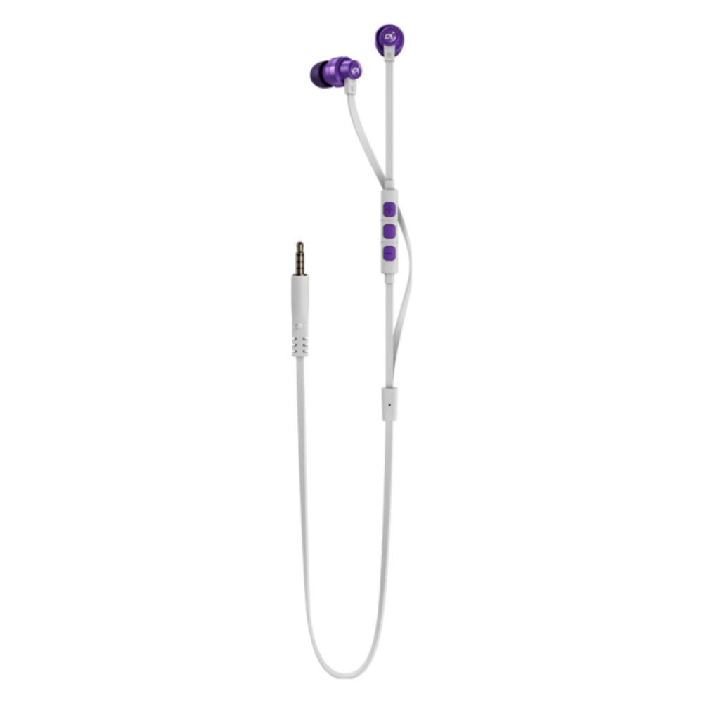 Auriculares Logitech intraurales blancos y Lila A03 Auriculares Logitech intraurales blancos y Lila A03