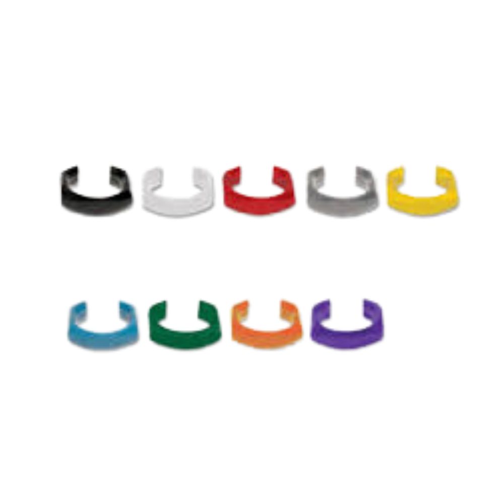 Siemon Colored clips are available to provide supplemental color coding for plugs and patchcords. The Color Coding Clips for Z-MAX and MC6 Siemon Colored clips are available to provide supplemental color coding for plugs and patchcords. The Color Coding Clips for Z-MAX and MC6