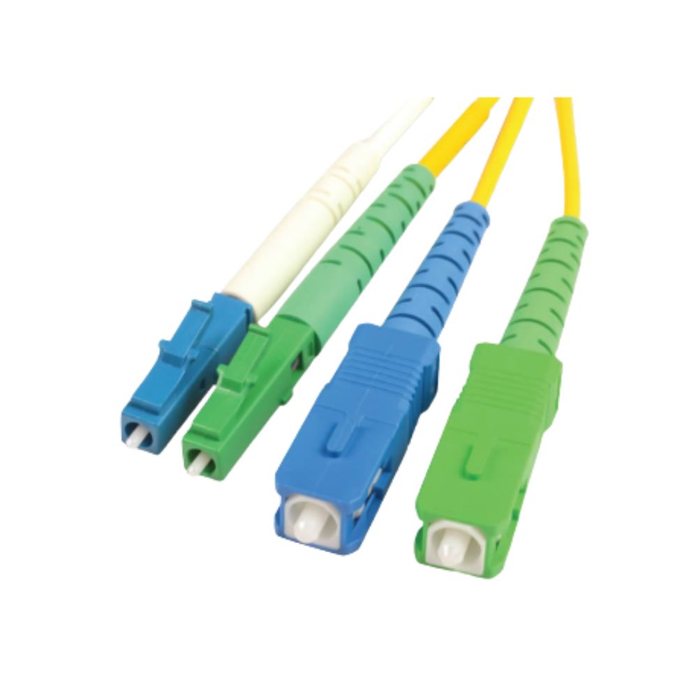 Siemon Simplex, 900um Buffered, XGLO, Singlemode, SC APC, OS1/OS2, 62.5/125, Yellow, LSOH-3C, 2 Me Siemon Simplex, 900um Buffered, XGLO, Singlemode, SC APC, OS1/OS2, 62.5/125, Yellow, LSOH-3C, 2 Me